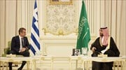 Σ. Αραβία: Ανώτατο Συμβούλιο Συνεργασίας  συμφώνησαν Μητσοτάκης και ο διάδοχος του θρόνου