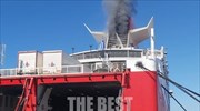 Υπό έλεγχο η φωτιά σε πλοίο στο νέο λιμάνι της Πάτρας