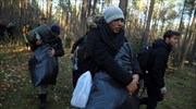 Ανησυχία για τους μετανάστες στα σύνορα Πολωνίας-Λευκορωσίας