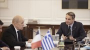 Η ενίσχυση της συνεργασίας σε άμυνα-οικονομία επί τάπητος στη συνάντηση Μητσοτάκη-Γάλλου ΥΠΕΞ