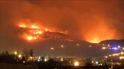Υπό μερικό έλεγχο η πυρκαγιά στην Τήνο