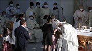 Κύπρος: Συνελήφθη άνδρας με μαχαίρι έξω από το ΓΣΠ, όπου ο Πάπας τελούσε λειτουργία