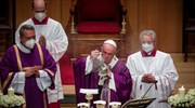 Πάπας Φραγκίσκος: Πραγματοποίησε Θεία Λειτουργία στο Μέγαρο Μουσικής