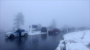 Τμηματική διακοπή κυκλοφορίας σε Αχαρνές, Λ. Φυλής και Πάρνηθα λόγω χιονόπτωσης