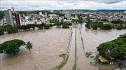 Φονικές πλημμύρες στη Βραζιλία: 18 νεκροί, χιλιάδες εκτοπισμένοι
