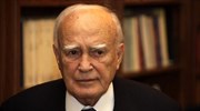 Funeral service for former president Karolos Papoulias in Pangrati on Wed.