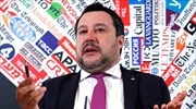 Ιταλία: Δηλώσεις Σαλβίνι εγείρουν ερωτηματικά για την υποψηφιότητα Μπερλουσκόνι