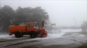 Διακόπηκε η κυκλοφορία στη λεωφόρο Πάρνηθας λόγω χιονοπτώσεων