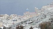 Κακοκαιρία «Ελπίς»: Χιονοπτώσεις στις Κυκλάδες- Κλείνουν προληπτικά σχολεία σε Εύβοια και Κρήτη