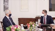 PM Mitsotakis meets with president and CEO of JPMorgan Chase Jamie Dimon