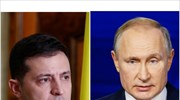 Ουκρανία: Έτοιμος να συναντηθεί με τον Πούτιν δηλώνει ο Ζελένσκι - Ενοχλημένος με τον Μπάιντεν