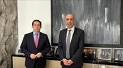 Συνάντηση Μηταράκη με τον πρόεδρο του ΕΒΕΑ- «Δίνουμε ιδιαίτερη έμφαση στην Αθήνα»