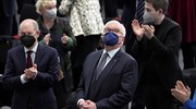 Γερμανία: Αφιερωμένη στη δημοκρατία και στην ουκρανική κρίση η νικητήρια ομιλία του Σταϊνμάιερ