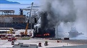 Euroferry Olympia: Άνοιξε ο καταπέλτης - Εκρήξεις στο εσωτερικό του πλοίου