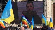 Ιταλία: «Είναι πόλεμος κατά όλων των αξιών μας», είπε ο Ζελένσκι σε κινητοποίηση ευρωπαίων δημάρχων