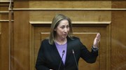Μ. Ξενογιαννακοπούλου: «Δήλωση - ντροπή Χατζηδάκη, που χαρακτηρίζει ανέργους, απατεώνες »