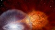 Εκπληκτικές εικόνες από την εκρηκτική συνύπαρξη ενός αστρικού ζεύγους (βίντεο)