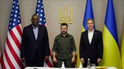 «Με καλό εξοπλισμό η Ουκρανία μπορεί να κερδίσει τον πόλεμο»: Τι ειπώθηκε στη συνάντηση Μπλίνκεν- Όστιν με Ζελένσκι