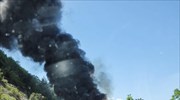 Φθιώτιδα: Στις φλόγες τουριστικό λεωφορείο στον Μπράλο - Απομακρύνθηκαν οι επιβάτες