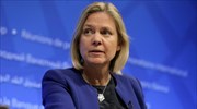 Άντερσον: «Κακή ιδέα ένα δημοψήφισμα» για την ένταξη της Σουηδίας στο ΝΑΤΟ