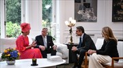Συνάντηση Μητσοτάκη με το βασιλικό ζεύγος του Βελγίου – Τι συζήτησαν