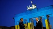 Συνάντηση Μακρόν-Σολτς: Σχήμα συνεργασίας με την Ουκρανία πρότεινε ο Γάλλος πρόεδρος