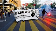 Ελβετία: Βίαιες συγκρούσεις διαδηλωτών-αστυνομικών  ενόψει του Παγκόσμιου Οικονομικού Φόρουμ
