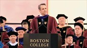 Κ. Μητσοτάκης: Ο χαιρετισμός του στην τελετή αποφοίτησης του Πανεπιστημίου της Βοστώνης