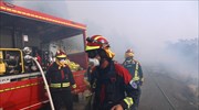 Μυτιλήνη: Φωτιά στο ΚΥΤ του Καρά Τεπέ