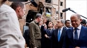 Επίσκεψη Μακρόν, Σολτς, Ντράγκι στο Ιρπίν- Η Ουκρανία πρέπει «να αντισταθεί και να κερδίσει», λέει ο Γάλλος πρόεδρος