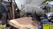 Ηράκλειο: Υπό έλεγχο η πυρκαγιά σε πυκνοκατοικημένη περιοχή