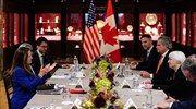 Κοινό οικονομικό μέτωπο εναντίον της Ρωσίας παρουσίασαν ΗΠΑ-Καναδάς
