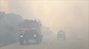 Κορωπί: Πυρκαγιά σε χαμηλή βλάστηση σε βιομηχανική περιοχή