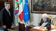 Ιταλία: Τη διάλυση του κοινοβουλίου υπέγραψε ο Ματαρέλα