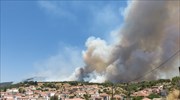 Λέσβος-πυρκαγιά: Προληπτική εκκένωση της Βρίσας μέσω 112