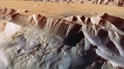 Εντυπωσιακές λεπτομερείς εικόνες από το Γκραν Κάνυον του Άρη (βίντεο)