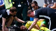 Σοβαρός τραυματισμός για τον Γιαννούλη που αποχώρησε με οξυγόνο