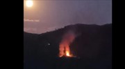 Εκτός ελέγχου η φωτιά στη Θάσο: Μήνυμα από το 112 για εκκένωση στα Κοίνυρα