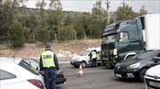 Ουρές χιλιομέτρων στην Ε.Ο. Θεσσαλονίκης-Μουδανιών μετά από φωτιά σε Ι.Χ.