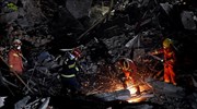 Ιορδανία: Τετραώροφο κτίριο κατέρρευσε στο Αμάν - Σε εξέλιξη επιχείρηση διάσωσης εγκλωβισμένων