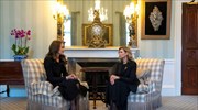 Μπάκιγχαμ: Συνάντηση  της πριγκίπισσας της Ουαλίας με την πρώτη κυρία της Ουκρανίας