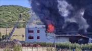 Πυρκαγιά σε αποθήκη στο Ωραιόκαστρο
