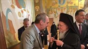 Συνάντηση Α. Κατσανιώτη με τον Οικουμενικό Πατριάρχη Βαρθολομαίο
