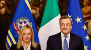 Ιταλία: Ο Ντράγκι παρέδωσε τα ηνία της χώρας στην Μελόνι