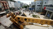 Γερανός έπεσε στη νέα πτέρυγα του Ν. Βόλου χωρίς να υπάρξουν τραυματισμοί