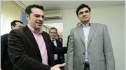 Σε καλό κλίμα η συνάντηση Τσίπρα - Βαρδινογιάννη