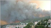 Σε ύφεση η πυρκαγιά στη Σάμο