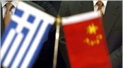 Δέσμευση Κίνας για στήριξη της ελληνικής οικονομίας