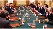 Bρετανία: Συνεδριάζει για πρώτη φορά το νέο υπουργικό συμβούλιο