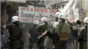 Επεισόδια στην απεργιακή πορεία της Θεσσαλονίκης